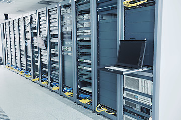 Image showing network server room