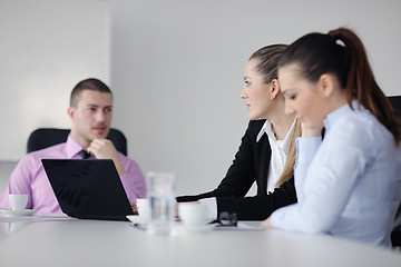 Image showing business people group on meeting