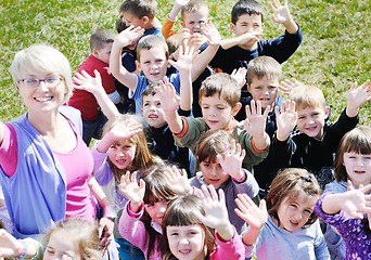 Image showing preschool  kids