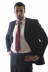 Image showing business man isolated over white background