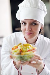 Image showing chef preparing meal