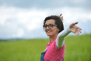 Image showing Enjoying the nature and life