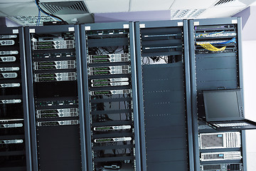 Image showing network server room