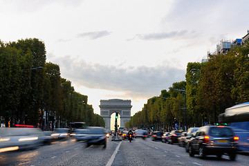 Image showing Arc de Triomphe, Paris,  France