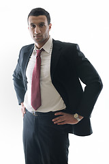 Image showing business man isolated over white background