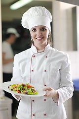 Image showing chef preparing meal