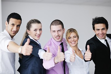 Image showing Group of young business people at meeting