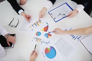 Image showing business people in a meeting at office