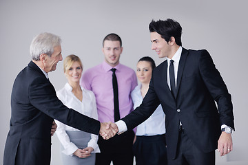 Image showing business people group on meeting