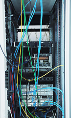 Image showing network server room