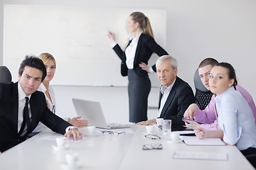 Image showing business people group on meeting