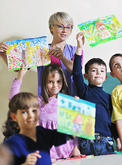 Image showing preschool  kids