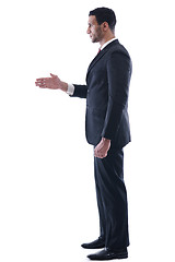 Image showing business man giving you a hand shake