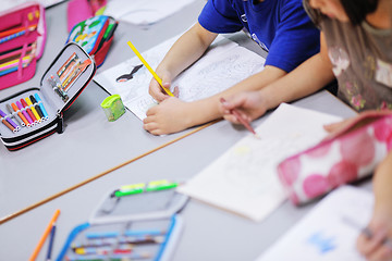 Image showing preschool  kids