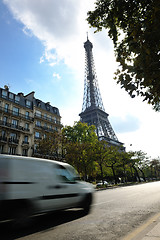 Image showing eiffel tower in paris at day