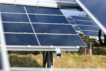 Image showing solar panel renewable energy field