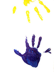 Image showing hand print