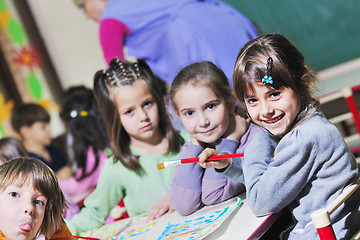 Image showing preschool  kids