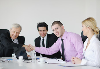 Image showing business people group on meeting