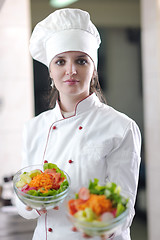 Image showing chef preparing meal