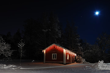 Image showing Christmas house 