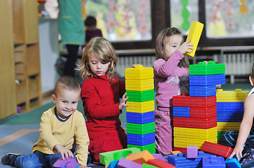 Image showing preschool  kids