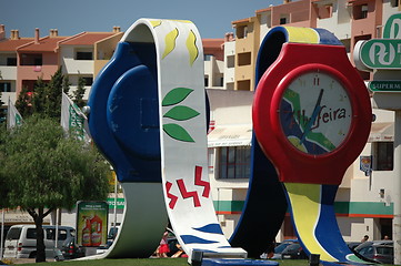 Image showing giant watches