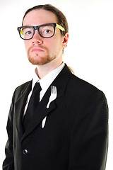 Image showing Funny businessman 