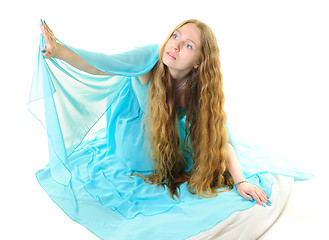 Image showing Beautiful long haired girl 