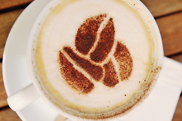 Image showing Coffee capuchino drink