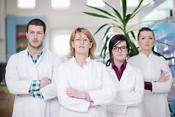 Image showing pharmacy drugstore people team