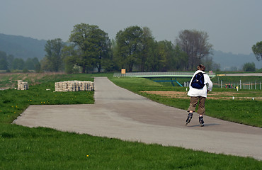 Image showing Roller-blading