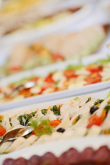 Image showing catering food