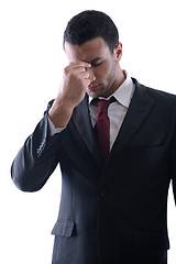 Image showing depressed business man