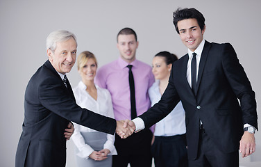 Image showing business people group on meeting