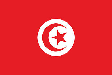 Image showing Flag of Tunisia