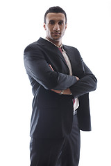 Image showing business man isolated over white background