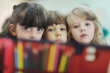 Image showing preschool  kids