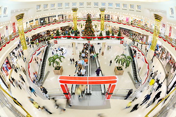 Image showing Interior of a shopping mall