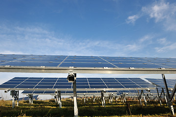 Image showing solar panel renewable energy field