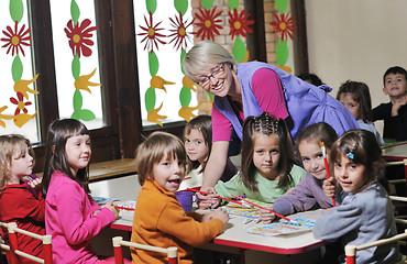 Image showing preschool  kids