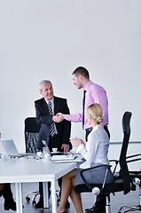 Image showing business people group on meeting