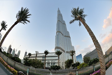 Image showing dubai burj khalifa skyscraper