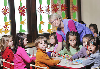 Image showing preschool  kids