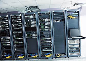 Image showing network server room