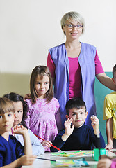 Image showing preschool  kids