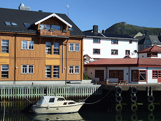 Image showing Quaint fishing village in Norway