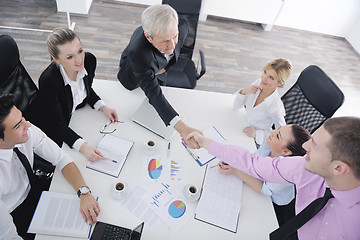 Image showing business people group on meeting