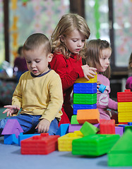 Image showing preschool  kids