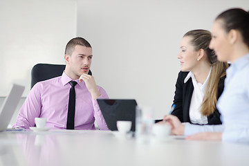 Image showing business people group on meeting